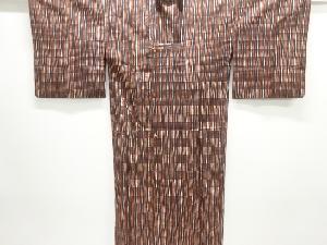 よろけ縞模様雨コート